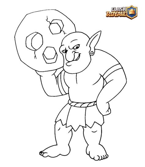 Coloriage Lutin Du Clash Royale Dessin Gratuit à Imprimer