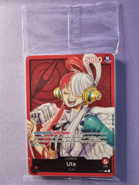 ONE PIECE TCG Uta Film Red Promo Pack Deck Sealed 2 13 00