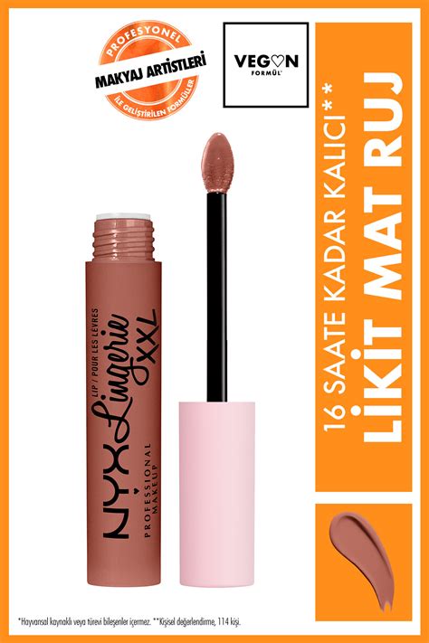 NYX Professional Makeup Lip Lingerie Xxl Mat Likit Ruj Candela Babe Fiyatı Yorumları Trendyol