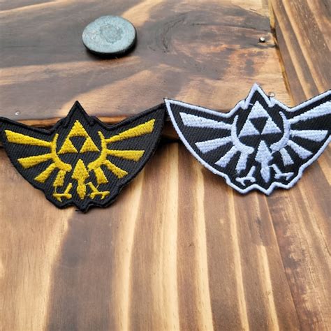 Embroidered Legend Of Zelda Hylian Crest Iron On Sew Applique Etsy