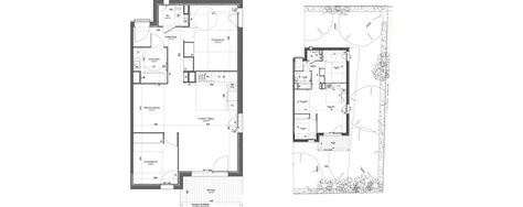 Plan appartement T3 de 70 59 m² neuf à Gujan Mestras résidence L