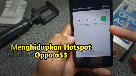 Cara Mengaktifkan Hotspot Di Hp Oppo A53 YouTube