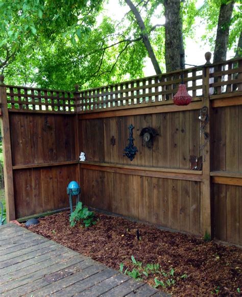 My privacy fence | Garden fencing, Yard decor, Outdoor decor