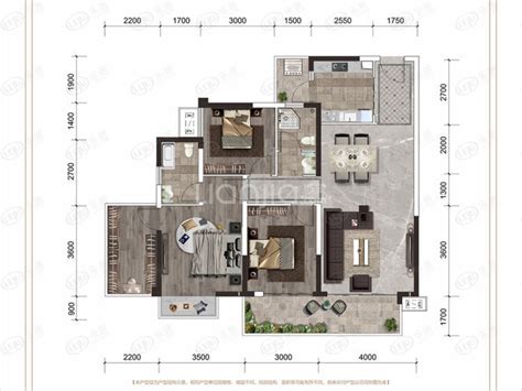 【威宁青运村南宁威宁青运村楼盘】零居室户型图4室3厅3卫建面 203m²房型图 南宁贝壳新房