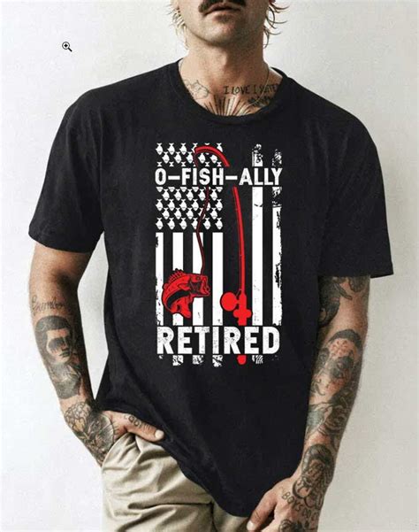 O Fish Ally Retired Tshirt Men Retirement Gifts Retirement Etsy