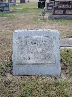 Isaac William Tuttle Find A Grave Memorial