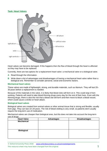 Aqa New 9 1 B4 Helping The Heart Teaching Resources