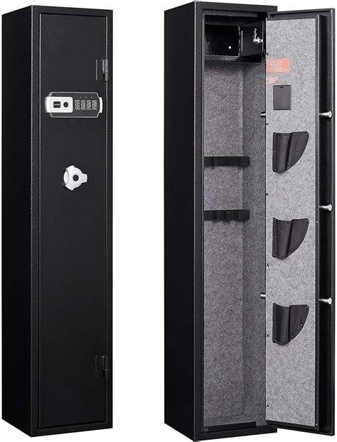 Kaer 180 Degrees Open Fingerprint Gun Safe For 3 5 Rifle Inner Lining