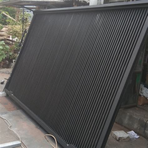 jual pagar minimalis modernpagar full hollow jarak cmtangerang