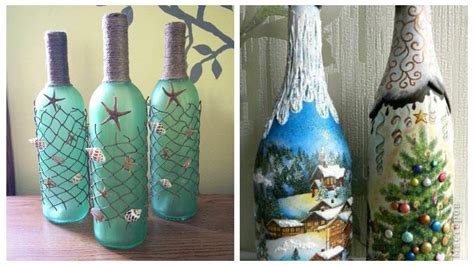 Diy Wine Bottle Decorating Ideas Psoriasisguru