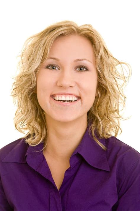 Laughing Blonde Stock Photo Image Of Portrait Looking
