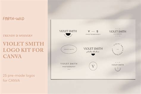 Modern Logo Templates For Canva | Branding & Logo Templates ~ Creative ...