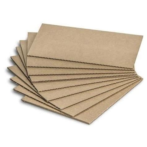 Brown 4mm Thick 115 Gsm 200 G M3 Density A4 Size Mixed Pulp Paper