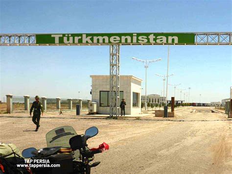 Truck Traffic Through Sarakhs Crossing In Turkmenistan Iran Border