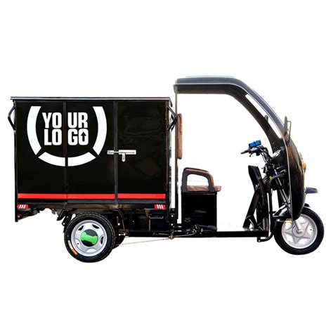 Wholesale Half Closed Cabin Electric Cargo Delivery Tricycle