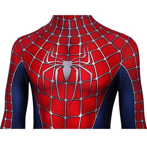 Peter Parker Cosplay Costumes D Webbed Suit Zentai Jumpsuit For Men S