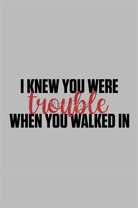 I Knew You Were Trouble - Taylor Swift