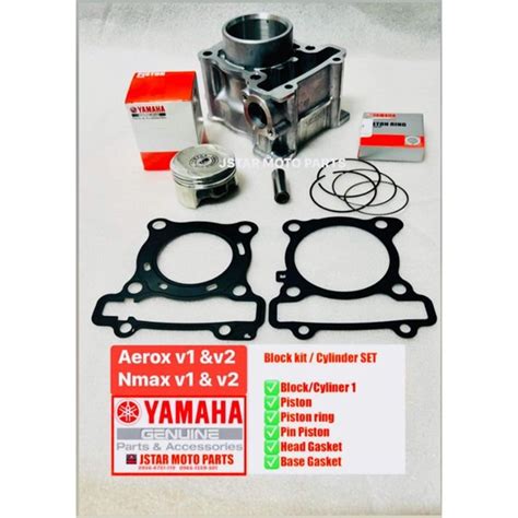 Block Kit Bore Kit Nmax V1 Nmax V2 Aerox V1 Aerox V2 Original Yamaha