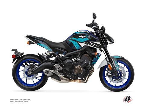 Kit Déco Moto Sanctuary Yamaha MT 09 Bleu Kutvek