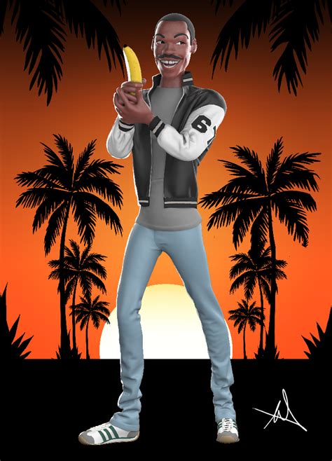 Eddie Murphy - Axel Foley - Cartoon - ZBrushCentral