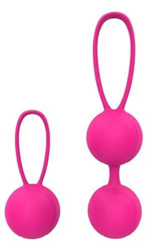 Juego De Bola Vaginal Simple Doble O Triple Color Rosa Mercadolibre