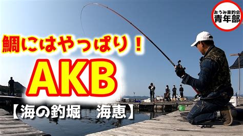 【釣り・海上釣堀】海の釣堀 海恵でもakbは強かった！この餌、向かうところ敵なし！ Youtube