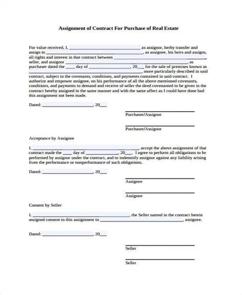 Free 52 Sample Contract Forms In Pdf Ms Word Excel