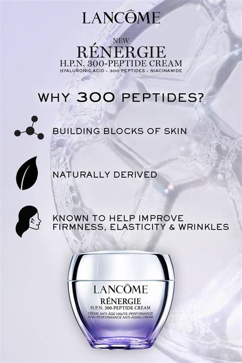 New Rénergie Hpn 300 Peptide Cream Is Powered By 300 Peptides To