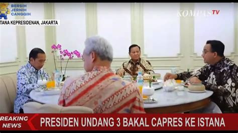 Kenapa Jokowi Hanya Undang 3 Bacapres Tanpa Bacawapres Ke Istana YouTube