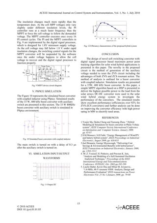 Design Of Soft Switching Converter With Digital Signal Processor Based