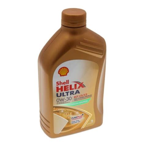 1 Liter original Shell Helix Ultra ECT C2 C3 0W30 Motoröl 550046305 API