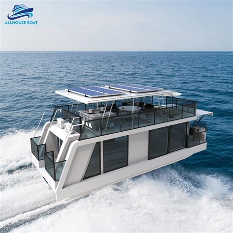 2024 Luxury Aluminum Modular Houseboat Stable Spacious Pontoon