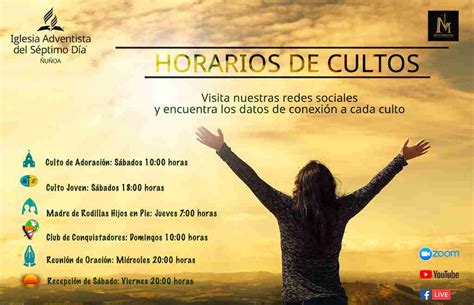 Horario De Cultos IASDN