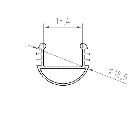 Profil Aluminiowy Tech Light Bia Y Lakierowany P M Sklep Skori Led