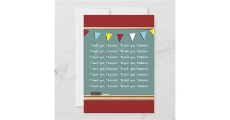 Funny Teacher Thank You Card | Zazzle