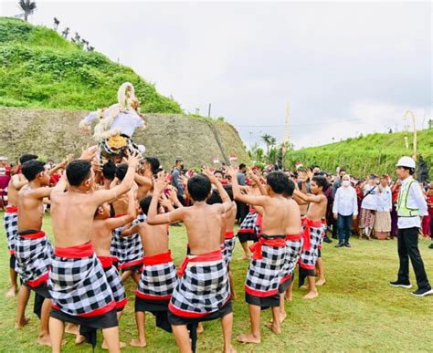 Foto Presiden Jokowi Resmikan Bendungan Danu Kerthi Di Kabupaten Buleleng