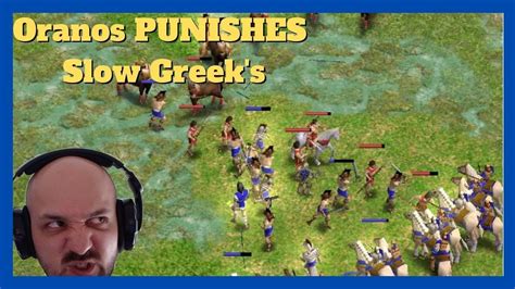 Greedy Greeks Ranked V Oranos Vs Zeus Aom Ageofempires Youtube