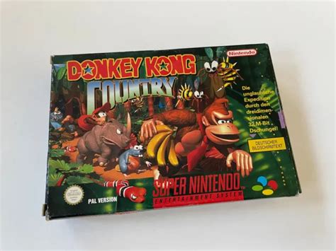 SNES SUPER NINTENDO Donkey Kong Country IMBALLO ORIGINALE