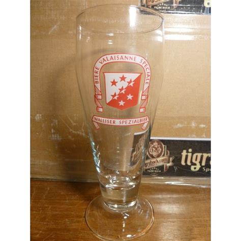 Verre Walliser Spezialbier Cl Ht Cm Tigrebock