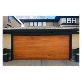 Skyline Flush Cedar Contemporary Garage By C H I Overhead