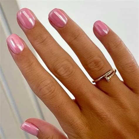 GLAMERMAID Extra Short Press On Nails Nude Pink Fake Nails Short Squoval Natural Round Square