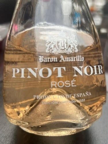 Baron Amarillo Edici N Limitada Pinot Noir Ros Vivino Us