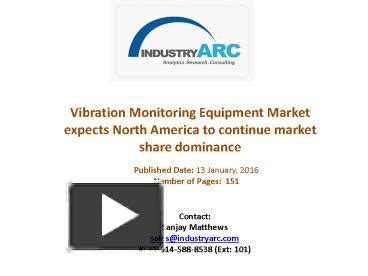 PPT Vibration Monitoring Equipment Market Boosted By Vibration