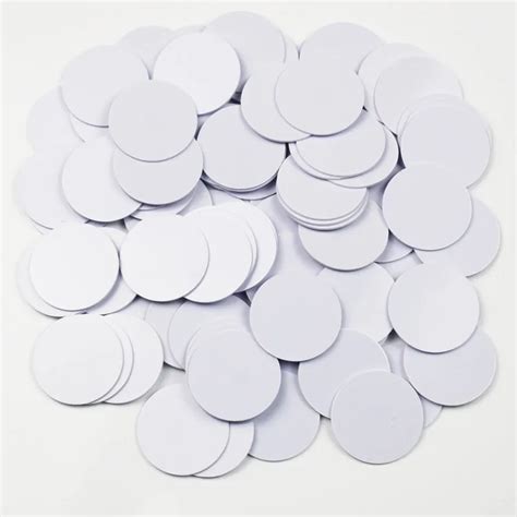 Pcs Rfid Khz Mm T Rewritable Coin Cards Tag For Copy