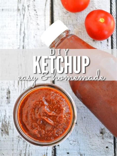 Homemade Ketchup Recipe Using Fresh Tomatoes