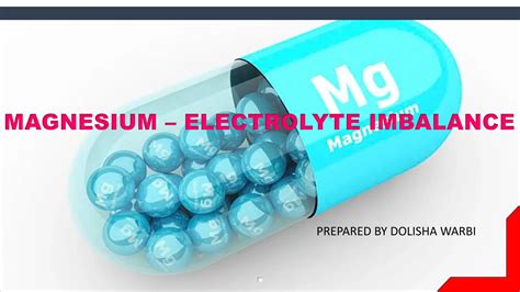 Magnesium Electrolyte Imbalance Hypermagnesemia And Hypomagnesemiapdf