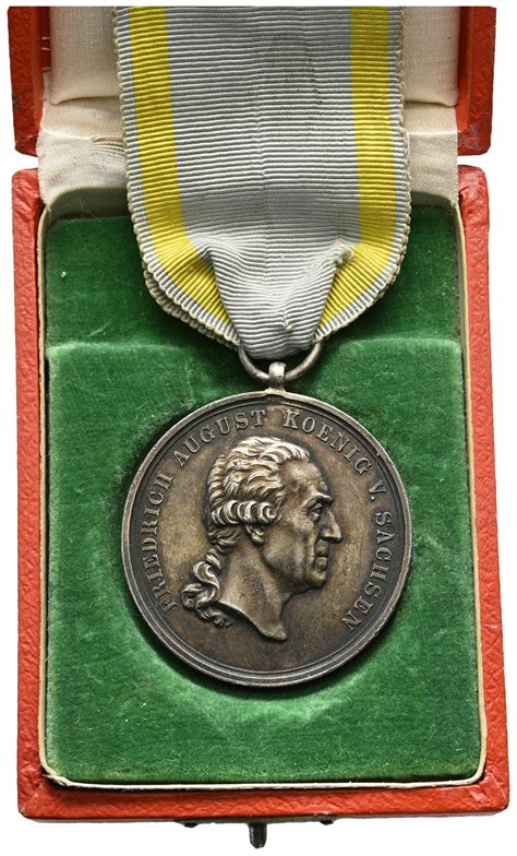 K Niglich S Chsischer Milit R St Heinrichs Orden Silberne Medaille