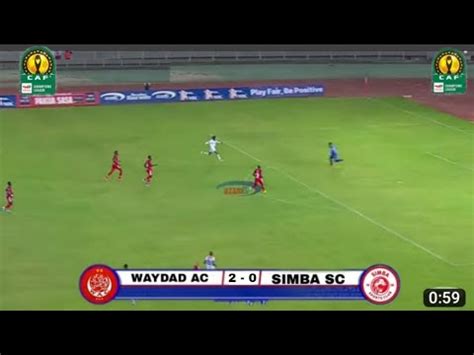 Live Tizama Penalty Ya Wydad Goli La Pili Wydad Casablanca Vs Simba