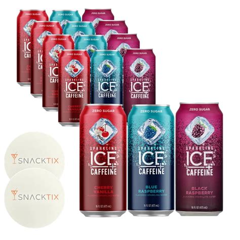 Sparkling Caffeine Sparkling Water Flavors Cans Black Raspberry