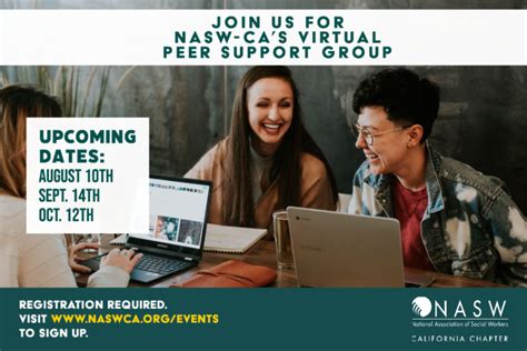 JOIN US For Our Next Monthly Virtual Peer Support Group Meeting On